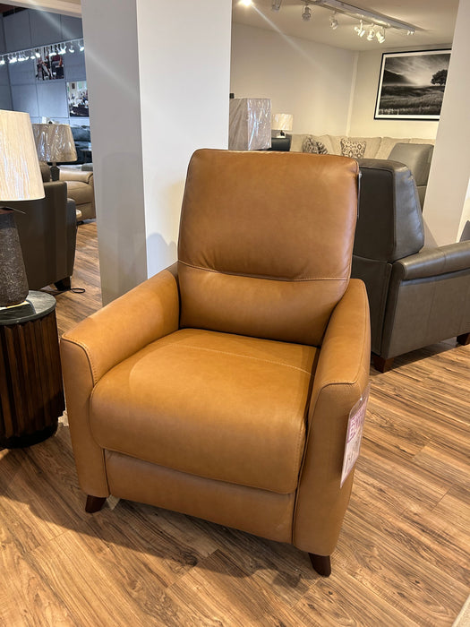 100% Leather Pushback Chair