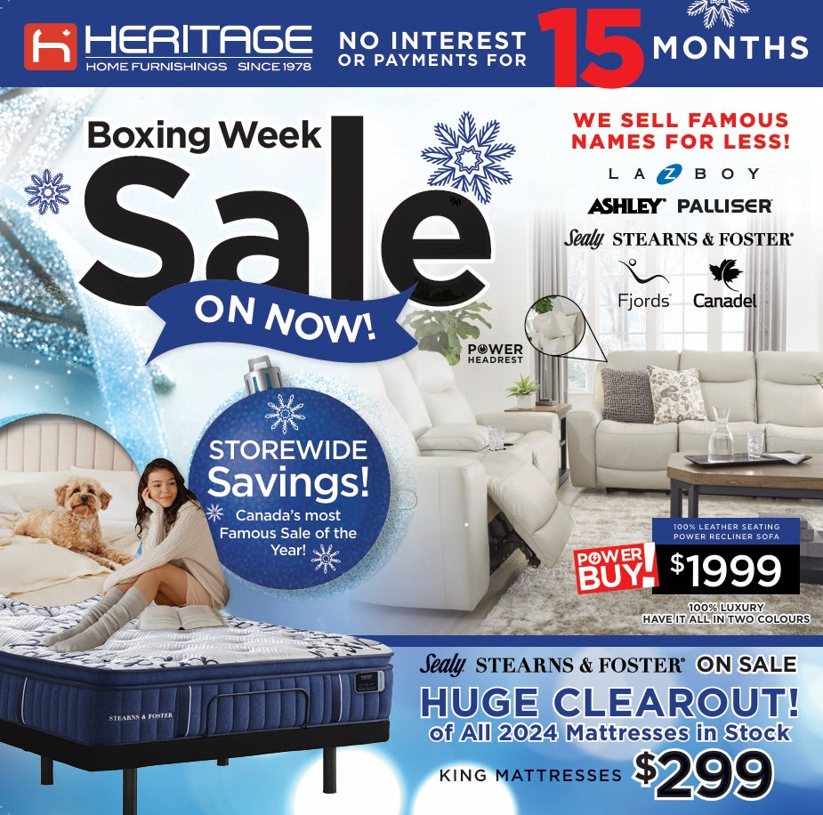 IT'S HERE, CANADAS BIGGEST SALE OF THE YEAR.