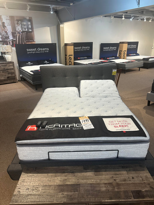 Queen Split Head Mattress + Adjustable Frame