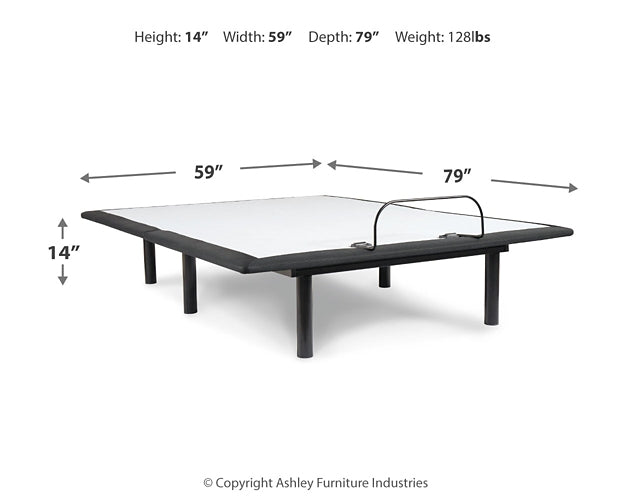 Ultra Luxury Firm Tight Top with Memory Foam Mattress with Adjustable Base