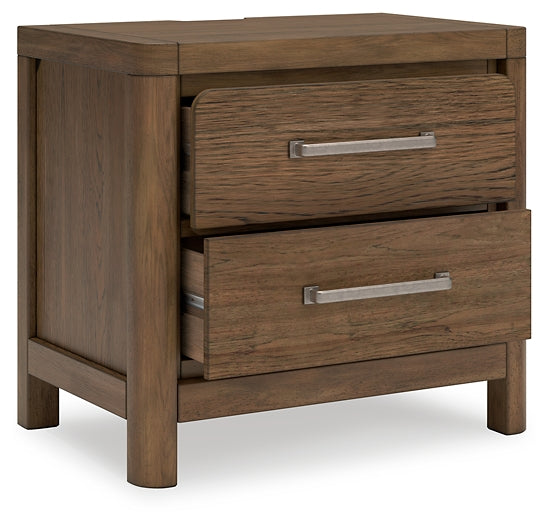 Cabalynn California King Panel Bed with Dresser and Nightstand