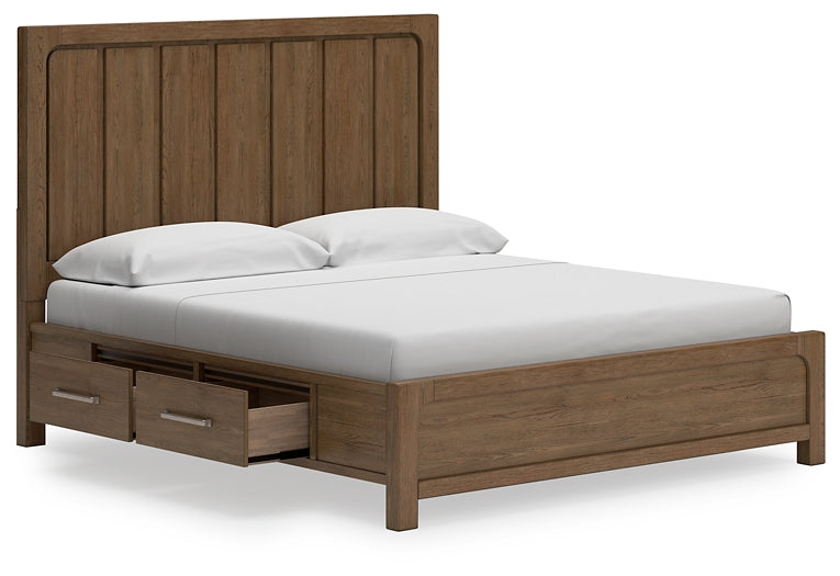 Cabalynn King Panel Bed with Dresser and Nightstand