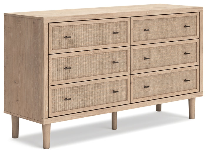 Cielden King Panel Bed with Dresser