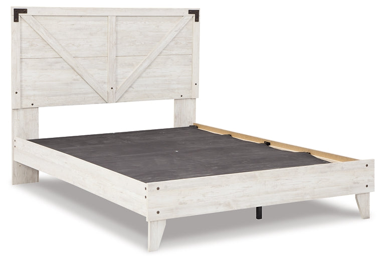 Shawburn Queen Platform Bed with Dresser, Chest and 2 Nightstands