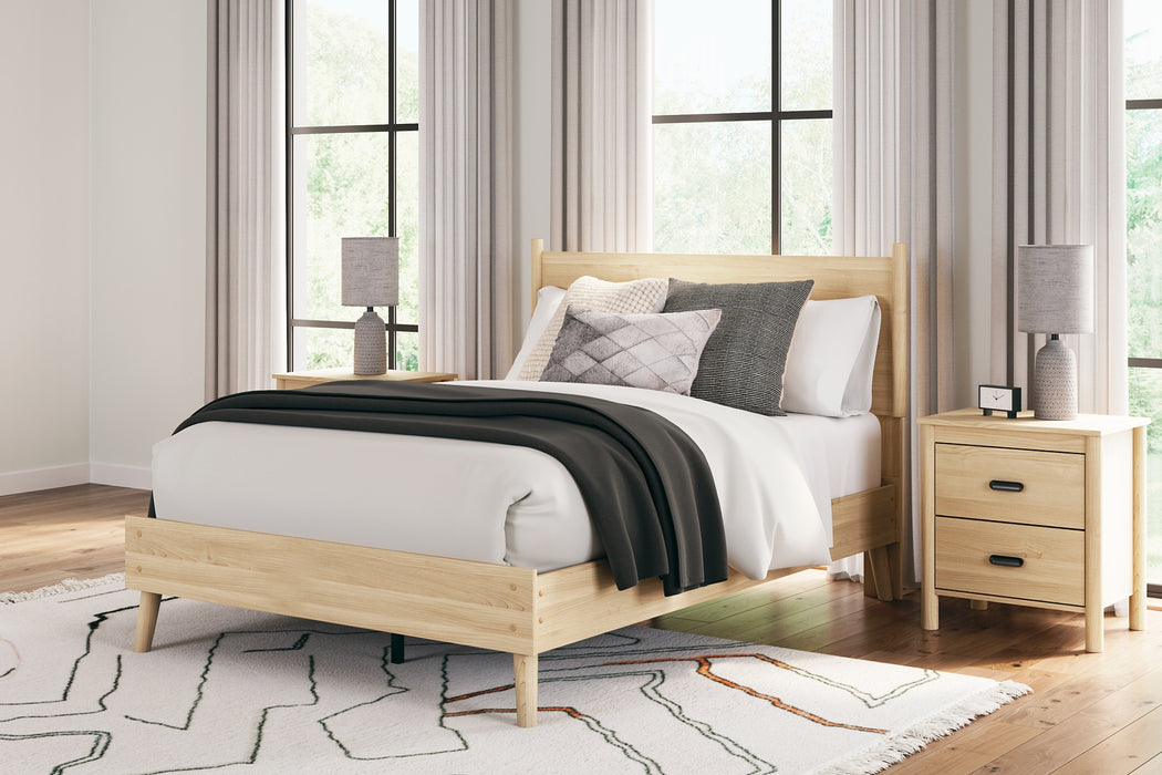 Cabinella Full Platform Panel Bed with Dresser, Chest and Nightstand