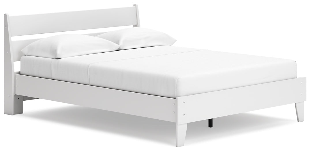 Socalle Queen Panel Platform Bed with Dresser and Nightstand