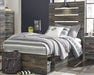 Drystan Twin Panel Bed with 4 Storage Drawers with Mirrored Dresser and 2 Nightstands (8027134558525)