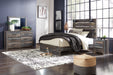 Drystan Queen Panel Bed with 2 Storage Drawers with Mirrored Dresser, Chest and 2 Nightstands (8027138687293)