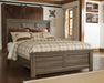 Juararo Queen Panel Bed with Mirrored Dresser, Chest and 2 Nightstands (8026980974909)