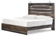 Drystan King Panel Bed with Mirrored Dresser and 2 Nightstands (8027028750653)