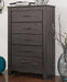 Brinxton Queen/Full Panel Headboard with Mirrored Dresser, Chest and 2 Nightstands (8027132231997)