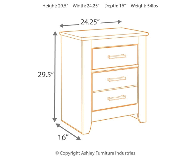 Brinxton Queen/Full Panel Headboard with Mirrored Dresser, Chest and 2 Nightstands (8027132231997)