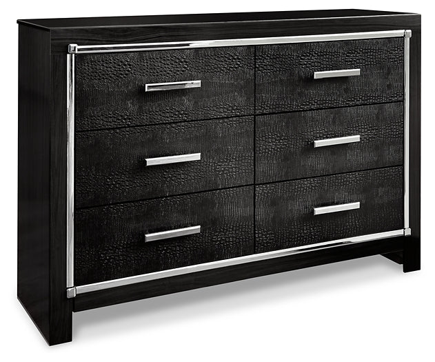 Kaydell King Panel Bed with Storage with Dresser (8027060666685)