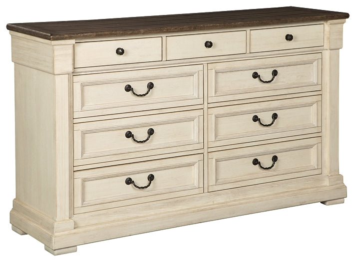 Bolanburg King Panel Bed with Dresser