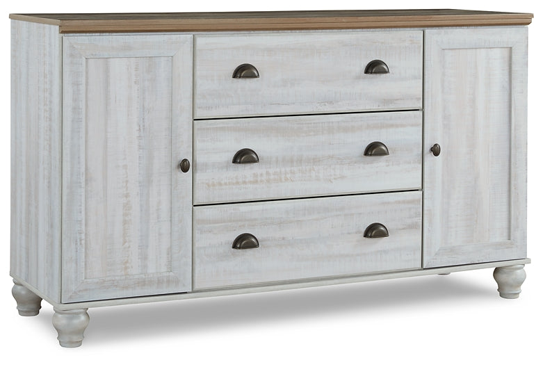 Haven Bay Queen Panel Storage Bed with Dresser