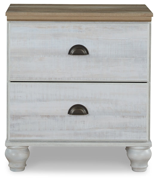 Haven Bay King Panel Bed with Mirrored Dresser, Chest and 2 Nightstands