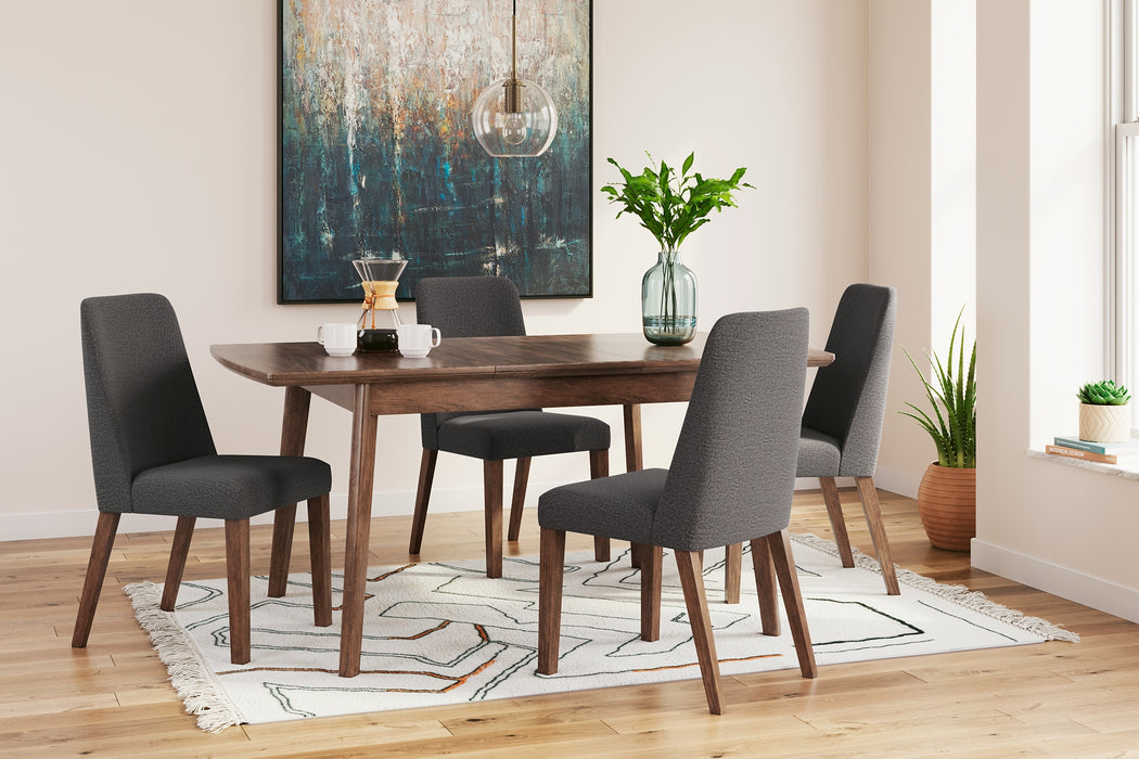 Lyncott Dining Table and 4 Chairs