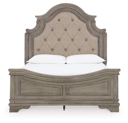 Lodenbay Queen Panel Bed with Mirrored Dresser