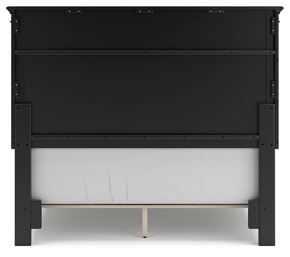 Lanolee Full Panel Bed with Mirrored Dresser, Chest and 2 Nightstands