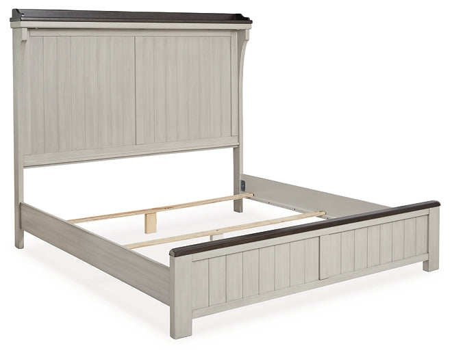 Darborn California King Panel Bed with Dresser